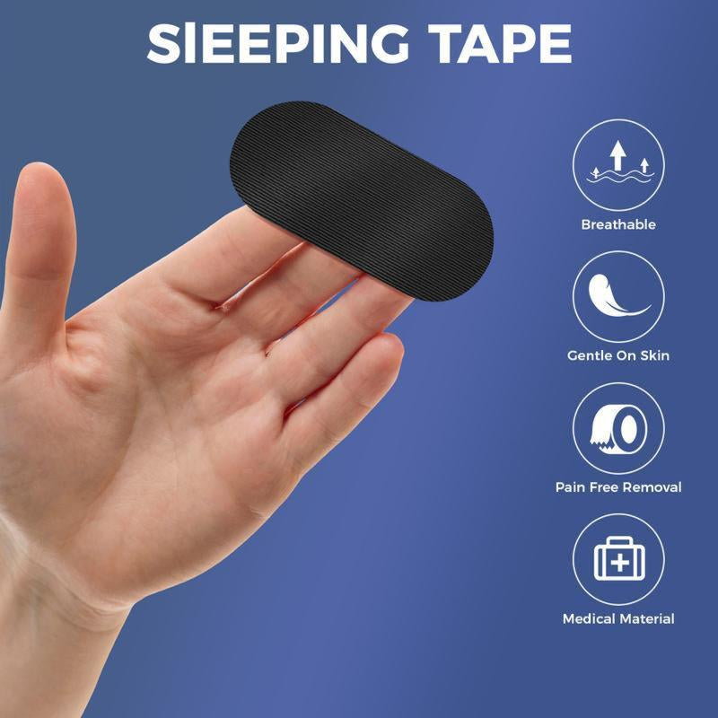 Mouth Tape for Sleeping,30Pcs/30Pcs*2 Breathable Mouth Tape, One Month Supply, Mouth Tape, Black, Gentle, Adhesion & 30 Strips, Sports Accessories, anti Snoring Sticker Snoring Relief Sticker,Snoring Relief Sticker, Sleeping Aid Tool