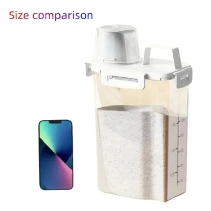 2.5L Covered Moisture-proof Sealed Storage Container - Used for Grain,