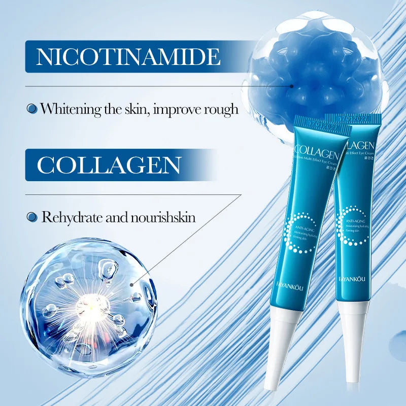 60pcs/box Crystal Collagen Eye Mask Anti Dark Circles Remove Eye Bags