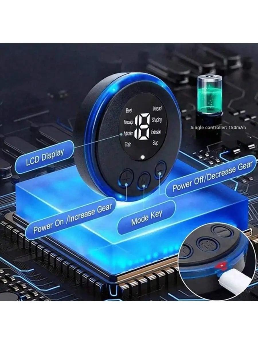 2026 Electric EMS Neck Massager Mini Cervical Back Patch Stimulator