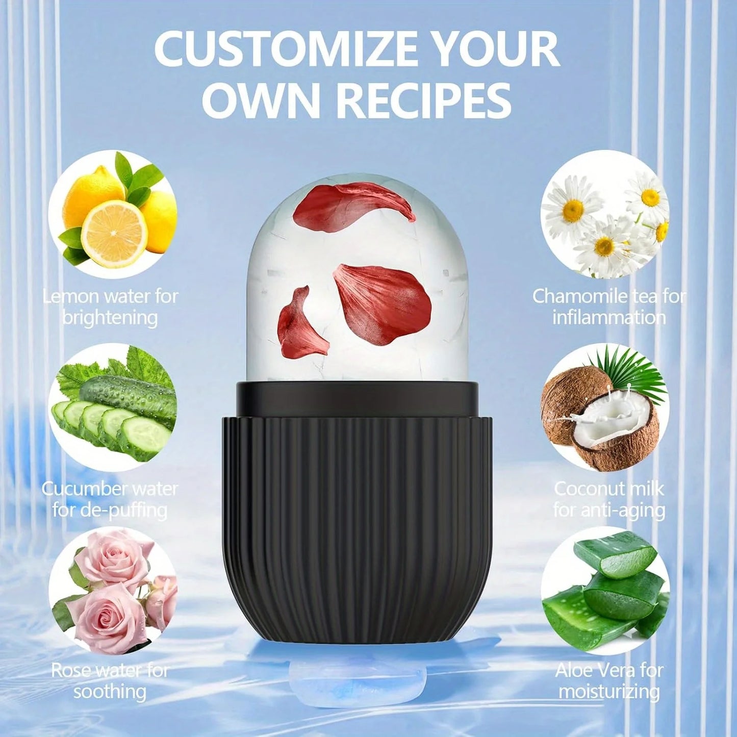 Silicone Ice Cube Trays Beauty Lifting Ice Ball Face Massager