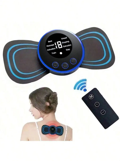 2026 Electric EMS Neck Massager Mini Cervical Back Patch Stimulator
