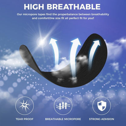 Mouth Tape for Sleeping,30Pcs/30Pcs*2 Breathable Mouth Tape, One Month Supply, Mouth Tape, Black, Gentle, Adhesion & 30 Strips, Sports Accessories, anti Snoring Sticker Snoring Relief Sticker,Snoring Relief Sticker, Sleeping Aid Tool